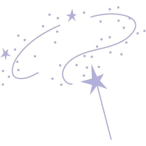 Content Creation wand with stars